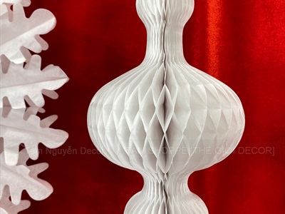 Giấy xếp Bông tuyết - Tuyết nhũ Trắng (Nhiều kiểu - Nhiều Size) GIAYXEP-01